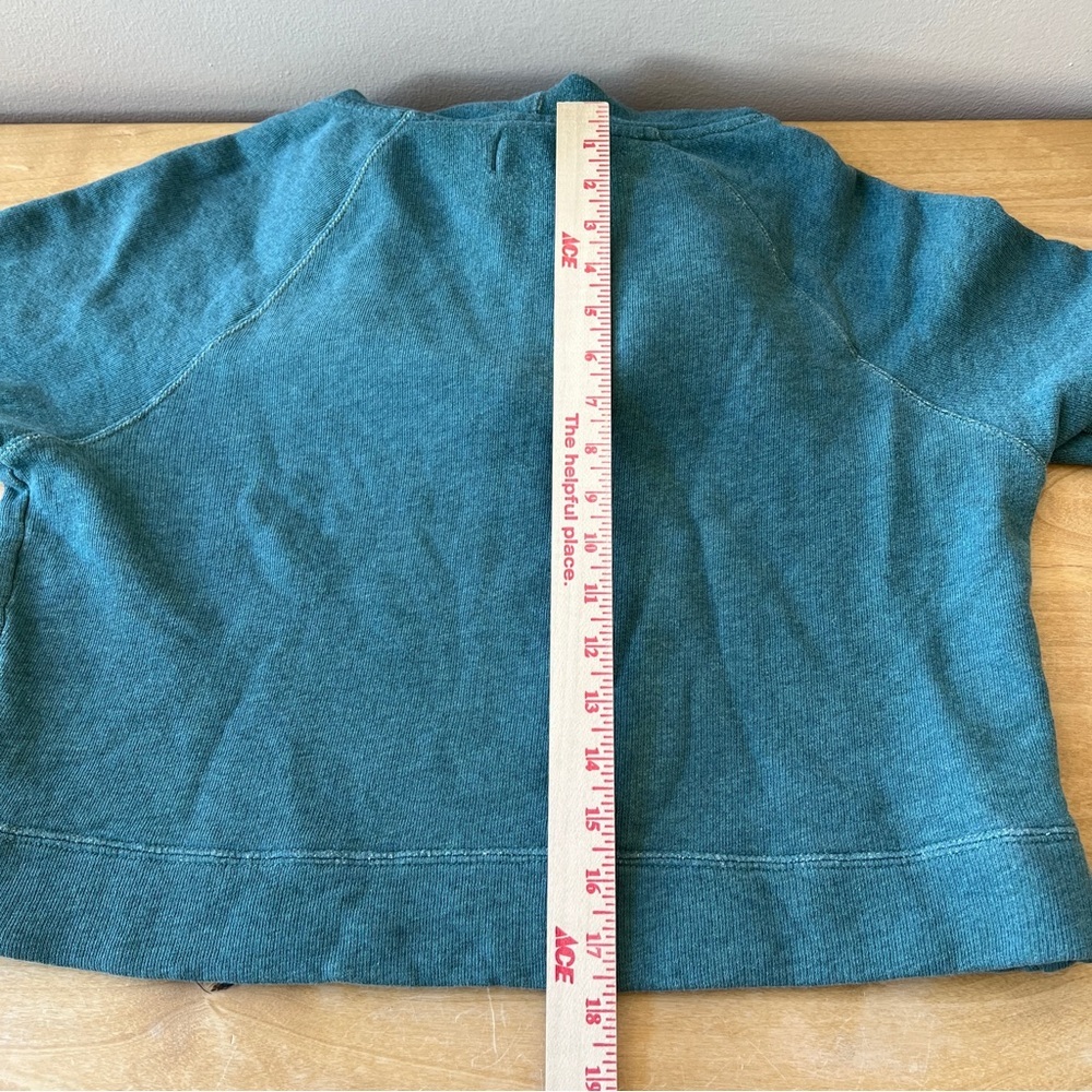 Pact Teal Cowl-Neck Pullover Hoodie - Picture 10 of 11